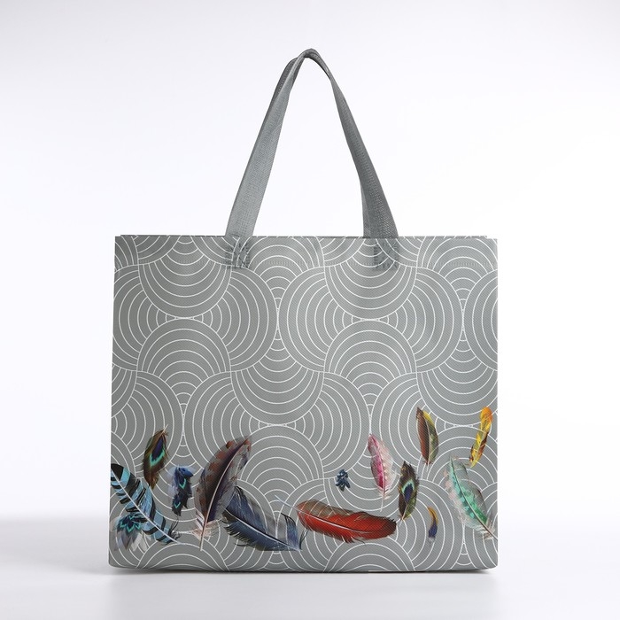 Сумка хозяйственная без застёжки, цвет серый Сумка хозяйственная без застёжки, цвет серый