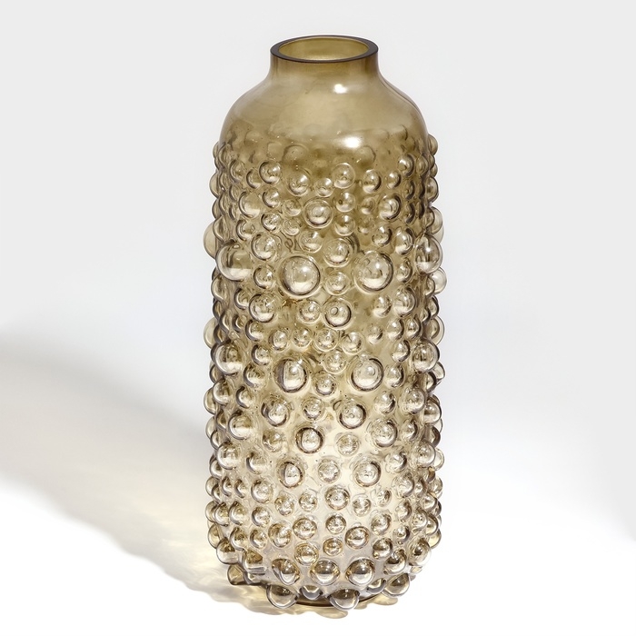 Ваза для цветов «Мальва» из темного прозрачного стекла 30 х 15 х 15 см Ваза для цветов «Мальва» из темного прозрачного стекла 30 х 15 х 15 см