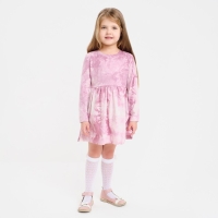 Платье детское KAFTAN "Dream" р.32 (110-116), лиловый тай-дай