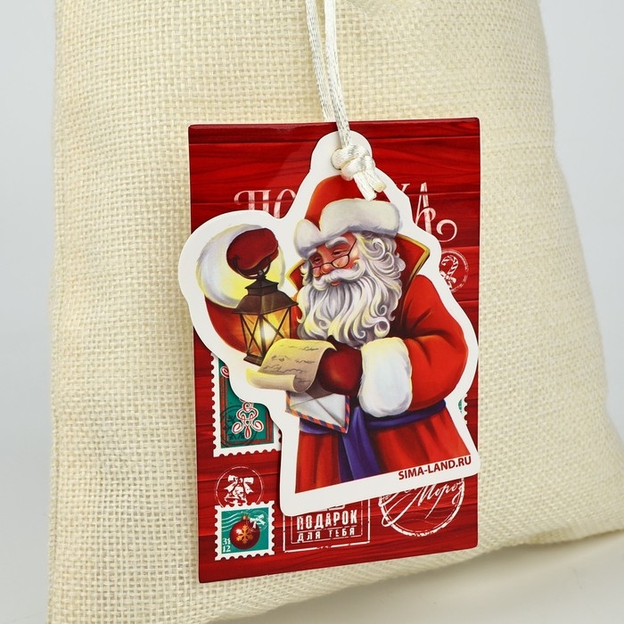 Мешок подарочный «Новогодняя почта», 20 х 30 см , Новый год Мешок подарочный «Новогодняя почта», 20 х 30 см , Новый год