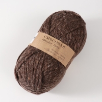Пряжа "Смесовая" 30% шерсть, 70% акрил 200м/200гр (517-Коричн.меланж)