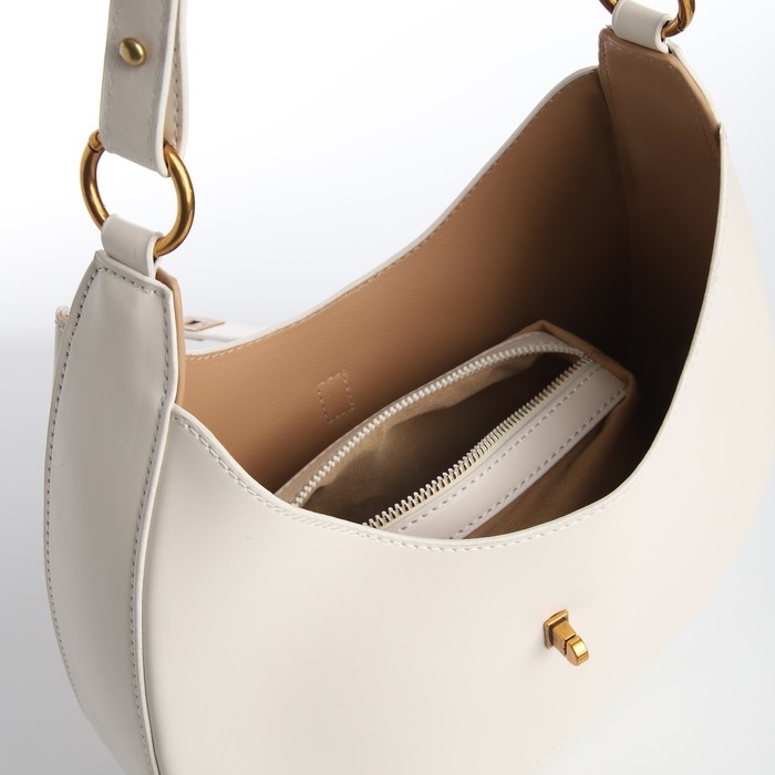 Сумка женская TEXTURA, косметичка, средний размер, цвет молочный Сумка женская TEXTURA, косметичка, средний размер, цвет молочный