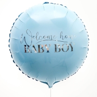 Воздушный шар фольгированный 18" «Baby boy», круг