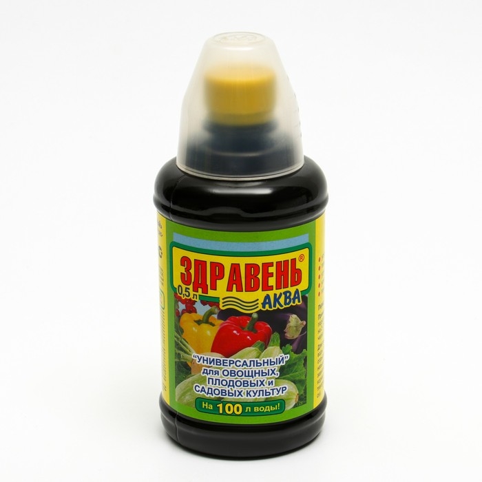 Удобрение органоминеральное Здравень АКВА  Удобрение органоминеральное Здравень АКВА "Универсальный", 0,5 л