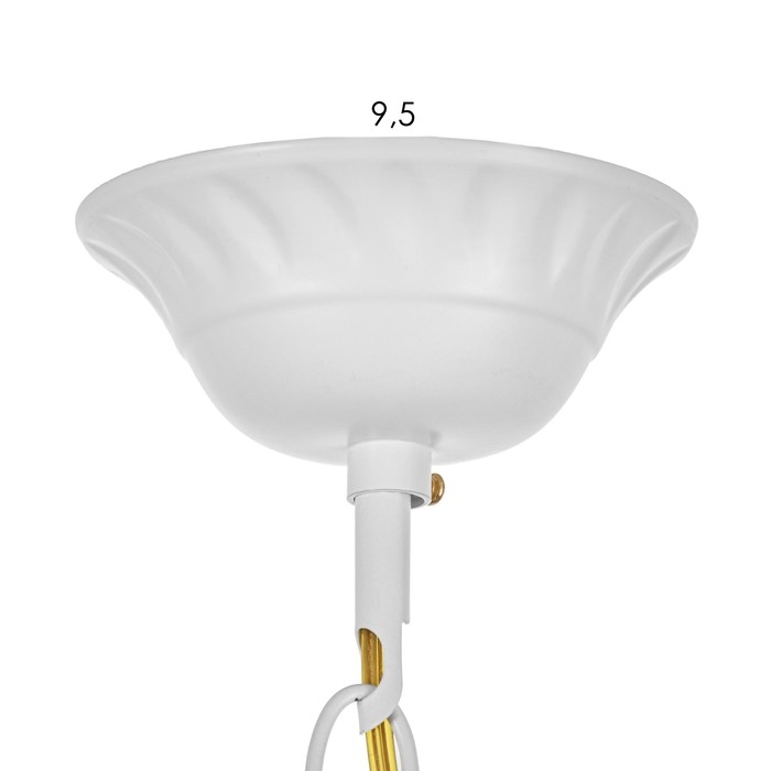 Люстра потолочная Настольгия 5х40Вт Е27 Белый 55x55x55 см Люстра потолочная Настольгия 5х40Вт Е27 Белый 55x55x55 см