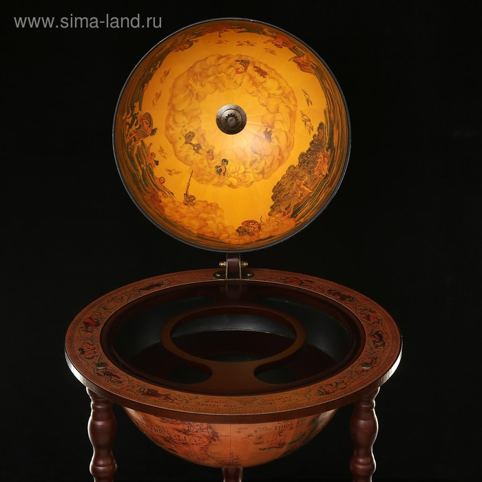 Глобус бар декоративный Глобус бар декоративный "Карта странника" 87х47х47 см