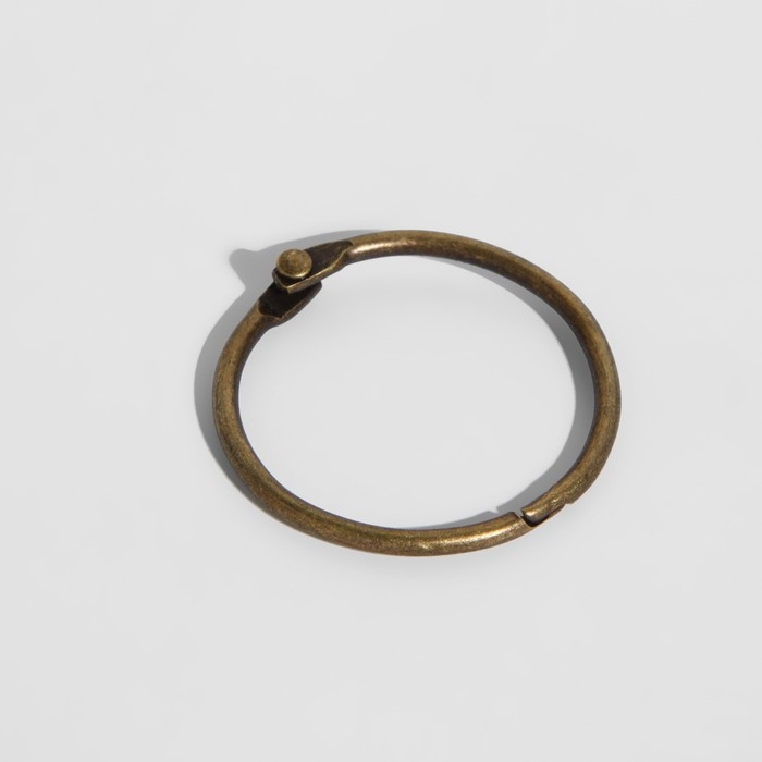 Кольцо для карниза, разъёмное, d = 28/33 мм, 10 шт, цвет бронзовый Кольцо для карниза, разъёмное, d = 28/33 мм, 10 шт, цвет бронзовый