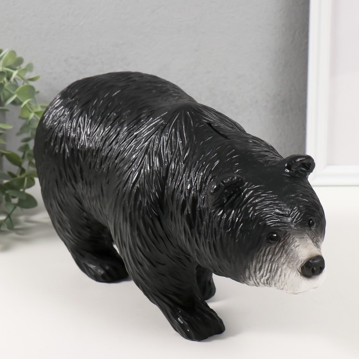Копилка Копилка "Медведь Черный" 18,5 х 14 х 36 см