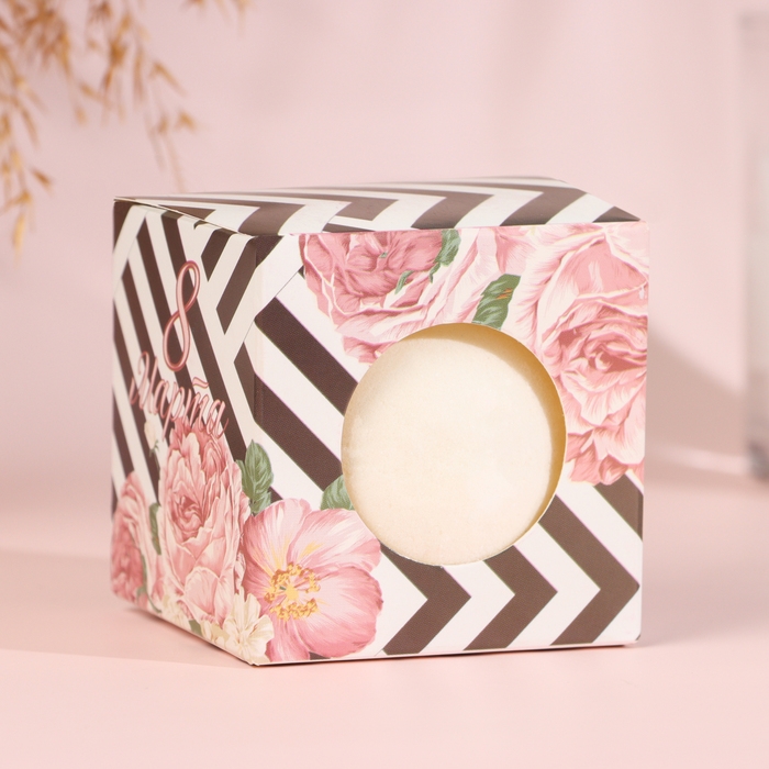 Бомбочка для ванны Бомбочка для ванны "С 8 марта, полосы"