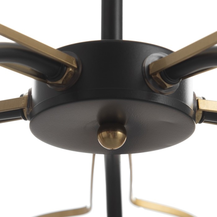 Люстра Люстра "Кэган" 5хE27 40Вт черный 68х68х46,5 см BayerLux