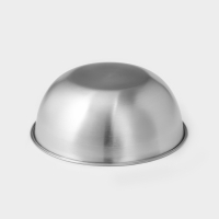 Миски-салатники Sphere, 950 мл, 1,55 л, 3,4 л, с мерной шкалой, нержавеющая сталь, набор 3 шт, серебряные