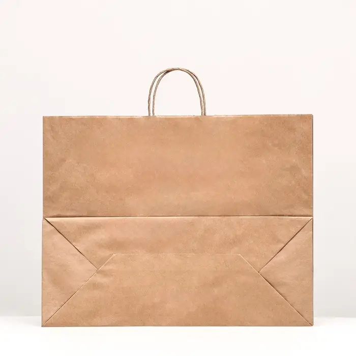 Пакет крафт, без печати, 45×18×35 см 70 г/м² Пакет крафт, без печати, 45×18×35 см 70 г/м²