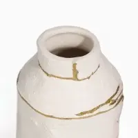 Ваза для цветов &laquo;Кайрат&raquo;, 17&times;7 см, керамика, белый