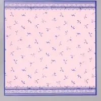 Пленка для цветов, &laquo;Эскиз&raquo;, розовый с голубым, 57&times;57 см