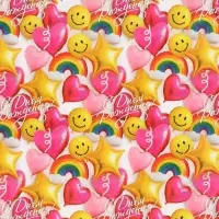 Бумага упаковочная глянцевая &laquo;Праздник&raquo;, 50 &times; 70 см