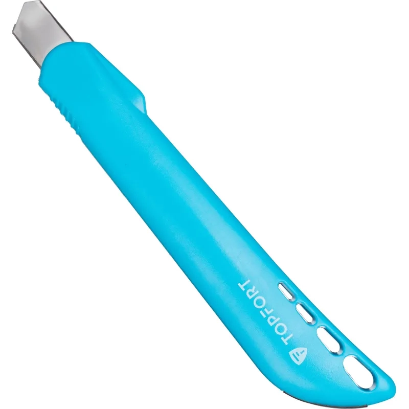 Нож универсальный Topfort 9 мм пластиковый мет направл