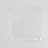 Коробка для кондитерских изделий с PVC крышкой «Золото», 13 х 13 х 3 см