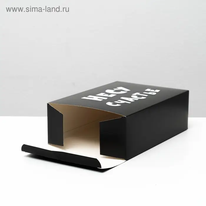 Коробка складная с приколами «Несу счастье», 16×23×7.5 см Коробка складная с приколами «Несу счастье», 16×23×7.5 см