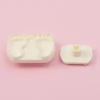 Печати для теста и мастики Доляна &laquo;Детские ножки&raquo;, набор 2 шт., пластик, молочные