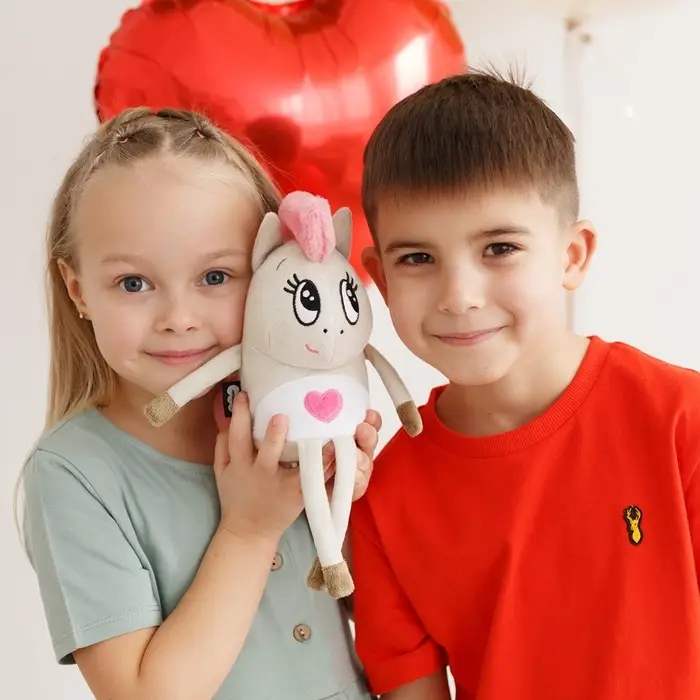 Мягкая игрушка "Лошадка Валентинка", 26 см 988