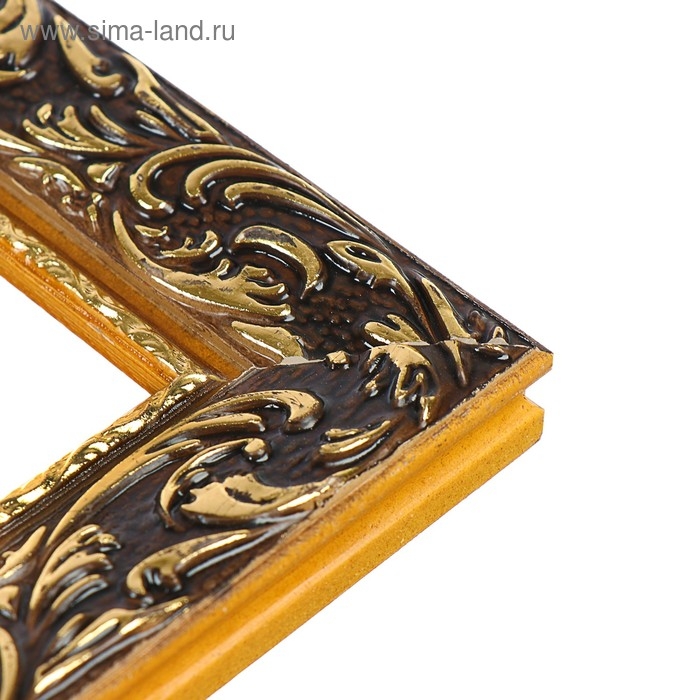 Рама для картин (зеркал) 60 х 80 х 4 см, дерево Рама для картин (зеркал) 60 х 80 х 4 см, дерево "Версаль", золотая