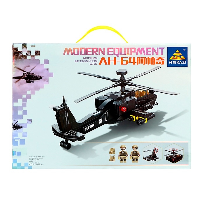 Конструктор &laquo;Штурмовой вертолёт АН-64&raquo;, 230 деталей