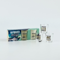 Набор рюмок "Мурманск" 3 шт
