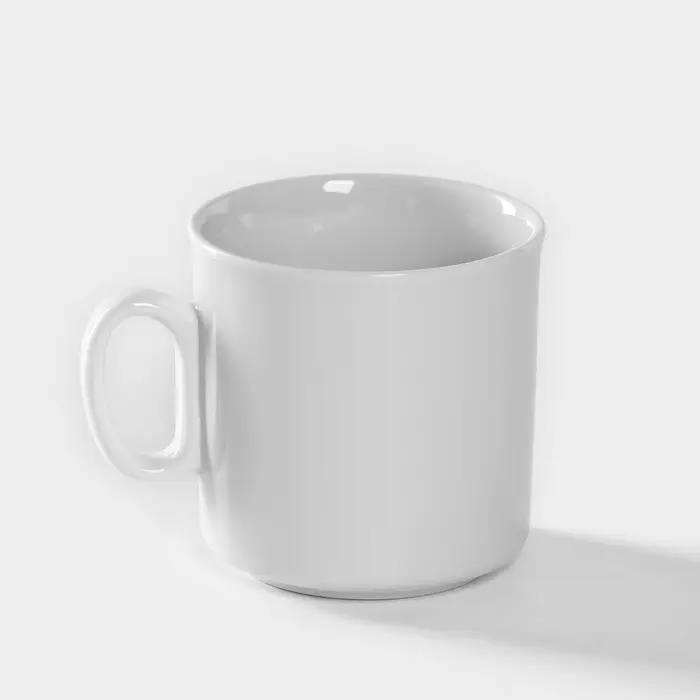 Кружка Добрушский завод &laquo;Непоседа&raquo;, 200 мл, фарфор, белая