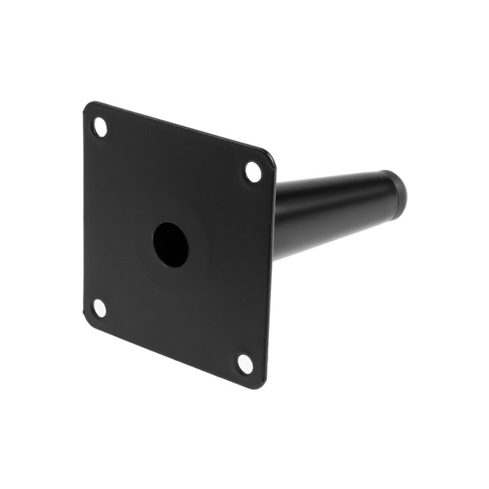 Опора мебельная CAPPIO OP07,h=100мм,толщ площ 1,8,  цвет матовый черный Опора мебельная CAPPIO OP07,h=100мм,толщ площ 1,8,  цвет матовый черный