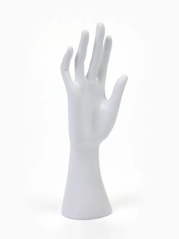 Подставка для украшений QF &laquo;Рука&raquo; 7.5&times;6&times;24, белая
