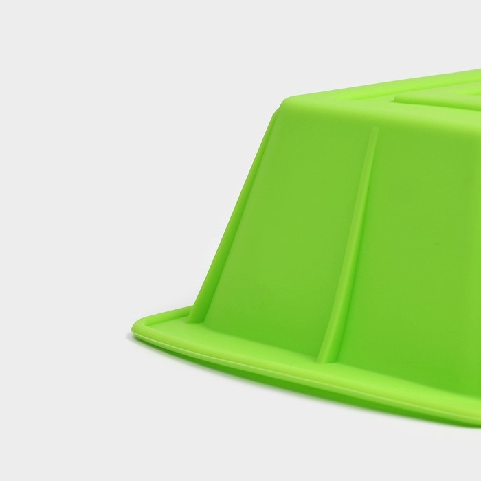 Форма для выпечки Доляна «Хлеб», силикон, 25,5×13,5×6 см, цвет салатовый Форма для выпечки Доляна «Хлеб», силикон, 25,5×13,5×6 см, цвет салатовый