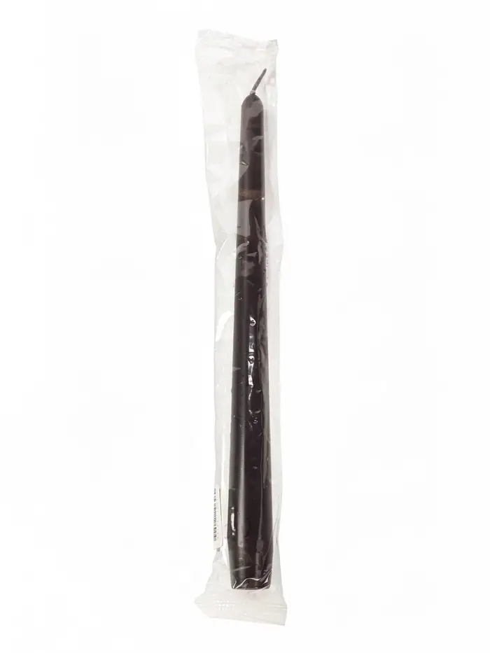 Свеча античная, 2.3&times;24.5 см, 5 ч, 55 г, чёрная