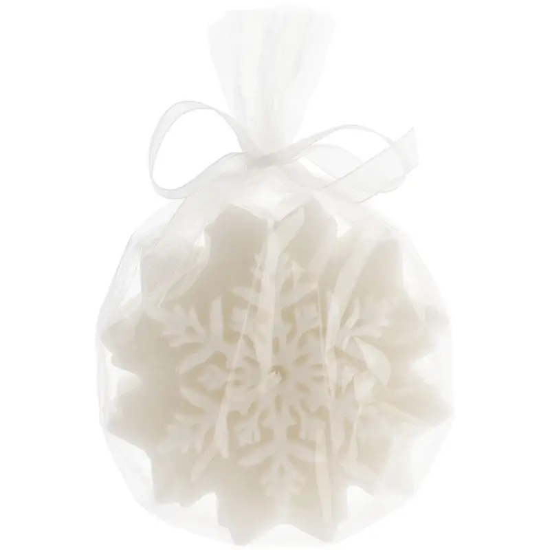 Свеча Snowflame 2, белая, 8 см Свеча Snowflame 2, белая, 8 см