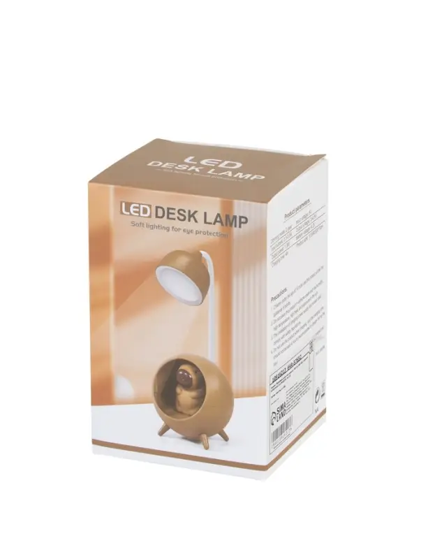 Ночник "Капибара в круглом кресле" LED 3Вт 5V USB АКБ 2 режима 8,5х8,5х25,5 см