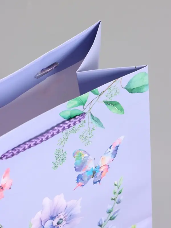 Пакет подарочный ламинированный "Цветочная радость", 18 х 22,3 х 10 см