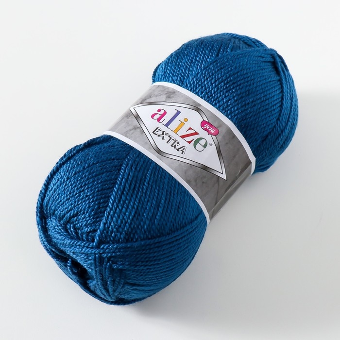 Пряжа "Extra" 100% акрил 220м/100гр (409 джинс)