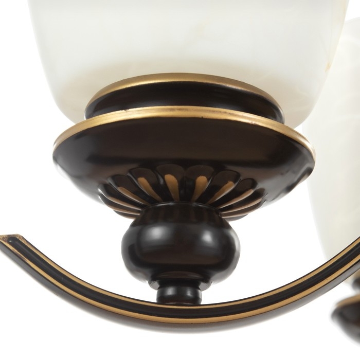 Люстра Люстра "Аруна" 6х40Вт Е27 черный 67х67х46 см BayerLux