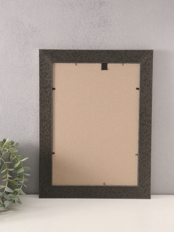 Фоторамка пластик "Фон Арт" 21х30 см, 911-7407-2 белый с серым