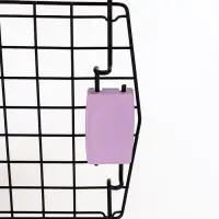 Переноска для животных пластиковая 44 х 31 х 27 см, белая/лавандовая Переноска для животных пластиковая 44 х 31 х 27 см, белая/лавандовая