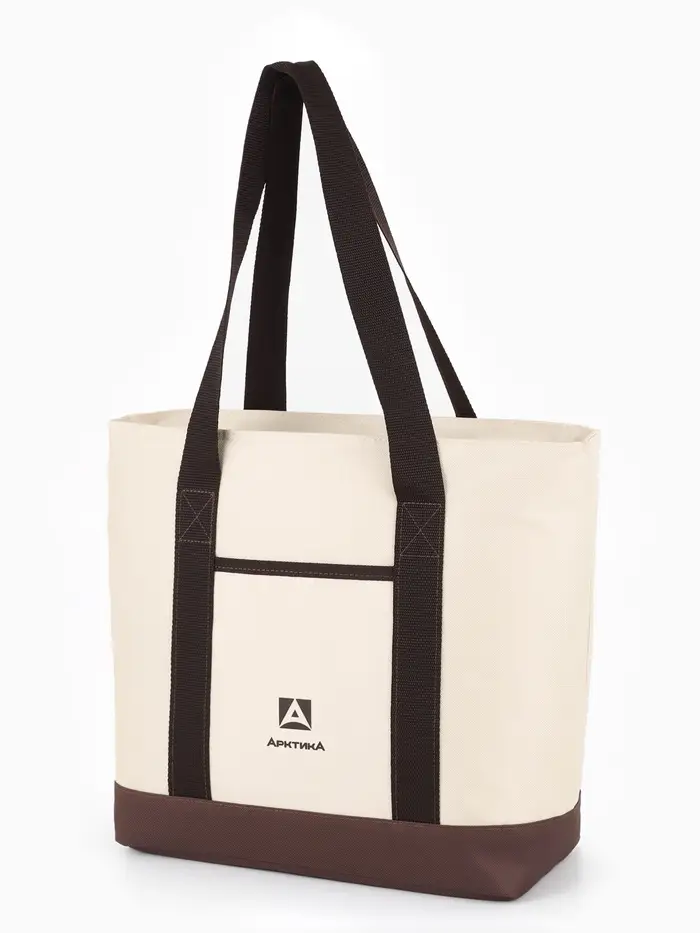 Термосумка - шоппер &laquo;Арктика&raquo;, 17.5 л, 43&times;15&times;36.5 см, бежевая