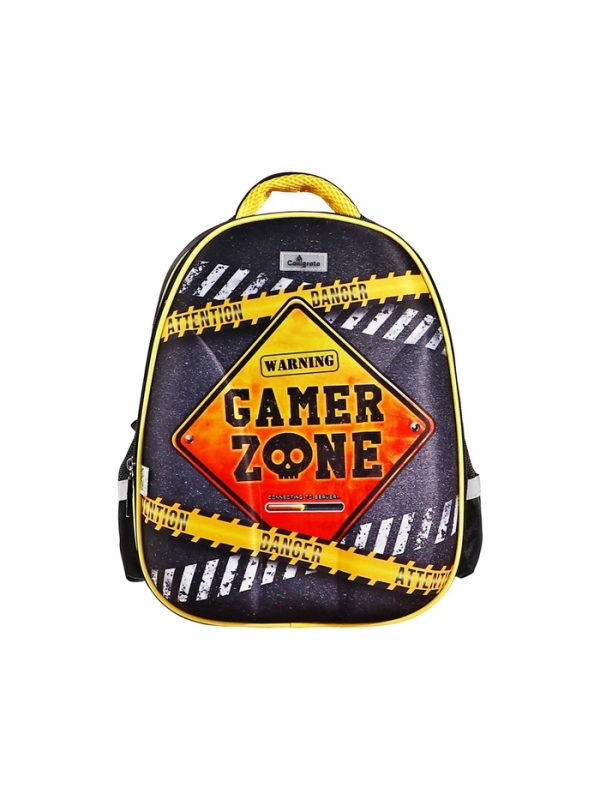 Рюкзак каркасный школьный, 39 х 30 х 14 см, Calligrata  Рюкзак каркасный школьный, 39 х 30 х 14 см, Calligrata "Пиксельный мир"