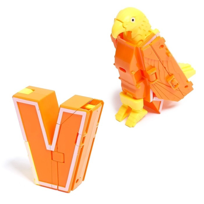 Робот «Дино-буква», трансформируется в динозавра, МИКС