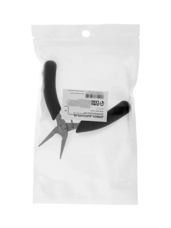 Круглогубцы для электроники ТУНДРА mini, нерж. сталь, противоскользящие рукоятки, 90 мм