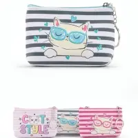 Кошелёк детский Cat style, монетница, на молнии 10.5&times;2.5&times;8 см, МИКС