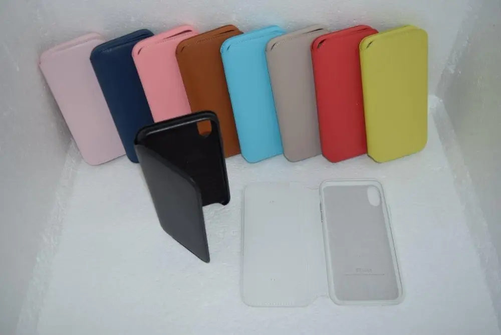 Чехол iPh X Кожаный Folio