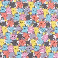 Бумага упаковочная крафт &laquo;Мишки&raquo;, 1 лист, 70&times;100 см