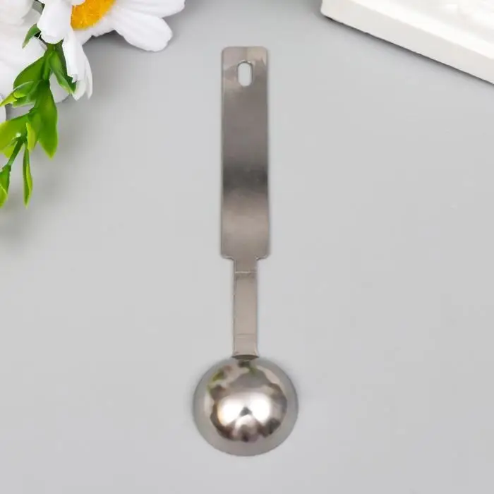 Ложка для плавления сургуча и воска, металл, 11 г, 11.5×2.6 см Ложка для плавления сургуча и воска, металл, 11 г, 11.5×2.6 см