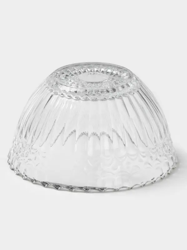 Салатники &laquo;Ронда&raquo;, 350 мл, 37.5&times;32.5&times;7 см, на подставке, набор 3 шт., стекло, прозрачный