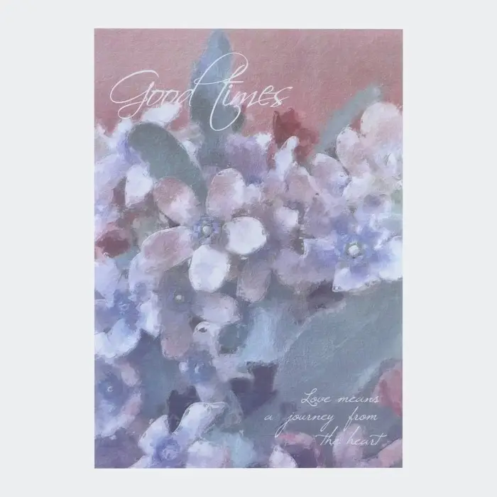 Бумага упаковочная для цветов двухсторонняя «Голубой лотос», 35 х 50 см