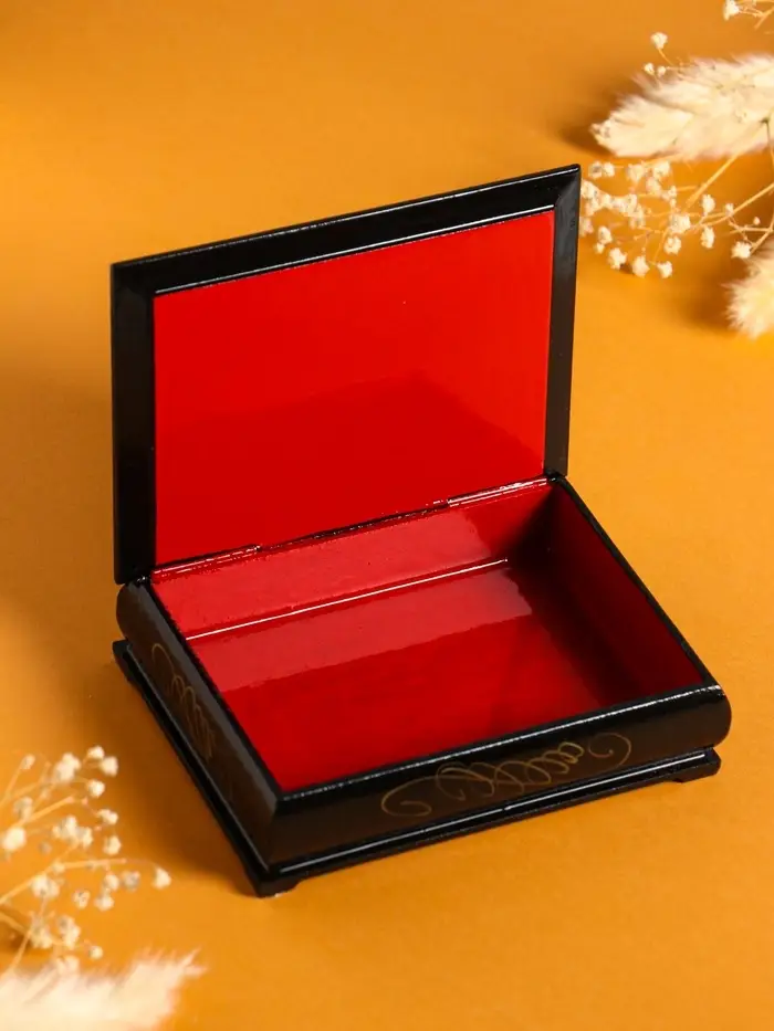 Шкатулка «Розы», 10×14 см, лаковая миниатюра